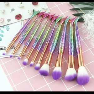 10pcs makeup brushes